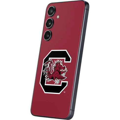 University of South Carolina Gamecocks Logo Red Galaxy S25 Skin